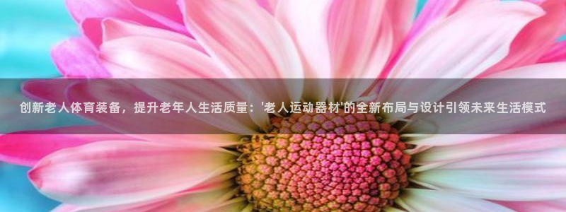 意昂4娱乐下载：创新老人体育装备，提升老年人生活质量：\'老