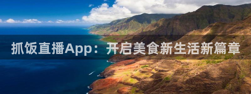 黑白直播cba直播：抓饭直播App：开启美食新生活新篇章